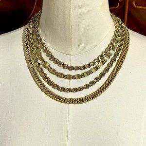 Vintage Accessocraft Multi Strand Necklace